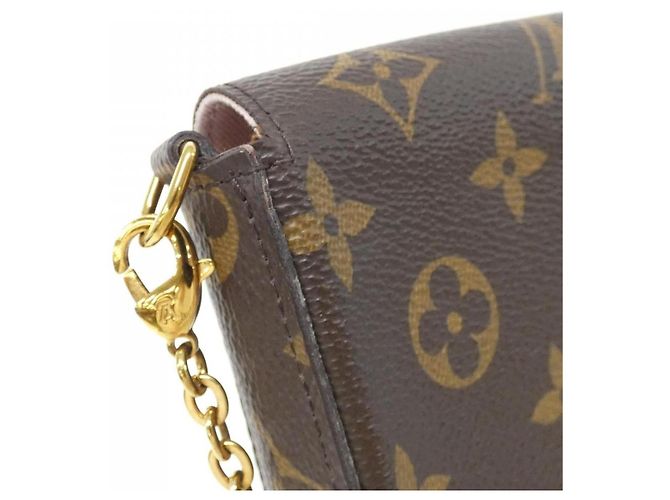 Pochette Félicie Borsa a tracolla Louis Vuitton Pochette Felicie Monogram - vista 7