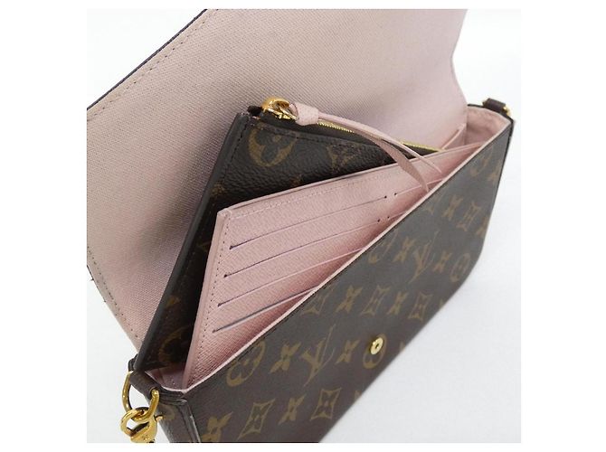 Pochette Félicie Borsa a tracolla Louis Vuitton Pochette Felicie Monogram - vista 9