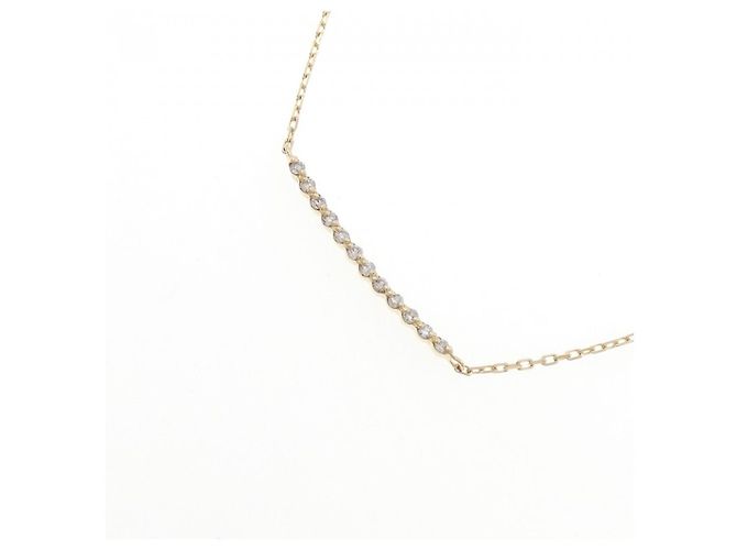 Autre Marque Collana agete K10 Gold Diamond - vista 3
