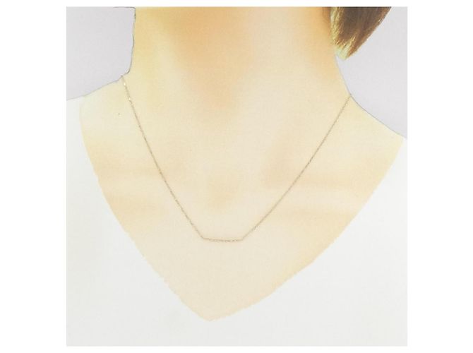 Autre Marque Collana agete K10 Gold Diamond - vista 6
