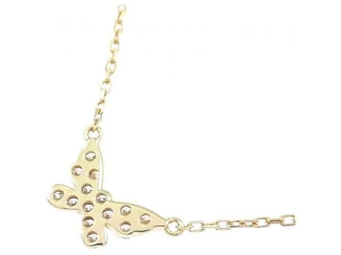 Autre Marque Collana AHKAH Butterfly Au750 Diamanti - vista 4
