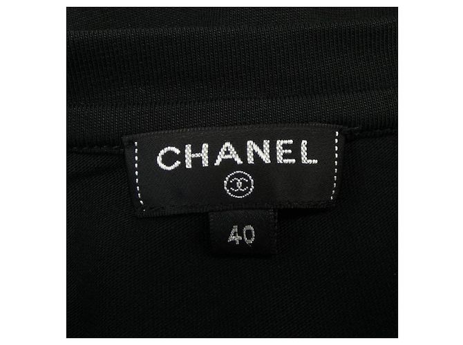 T-shirt Chanel nera - vista 5