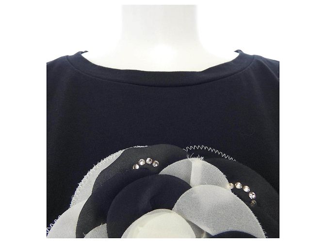 T-shirt Chanel nera - vista 6