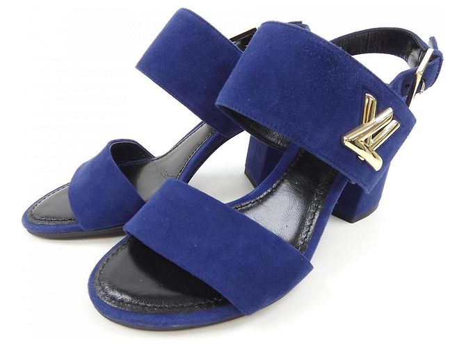 Sandali Louis Vuitton Horizon Line in pelle - vista 3
