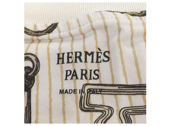 Hermès T-shirt in cotone Hermes EFFET KALEIDOSCOPE - vista 4