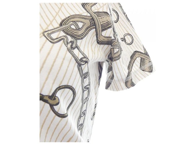 Hermès T-shirt in cotone Hermes EFFET KALEIDOSCOPE - vista 6