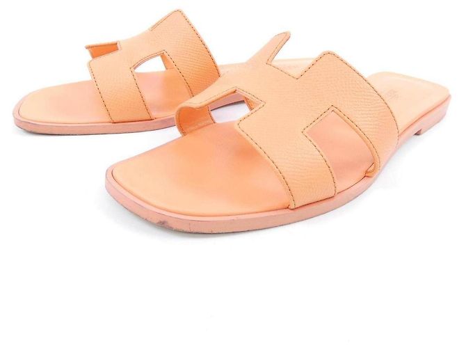 Hermès Hermes Oran Veau Epsom Sandalen - Ansicht 3