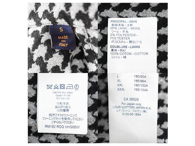 Louis Vuitton Langarmhemd mit Hahnentritt-Muster - Ansicht 10