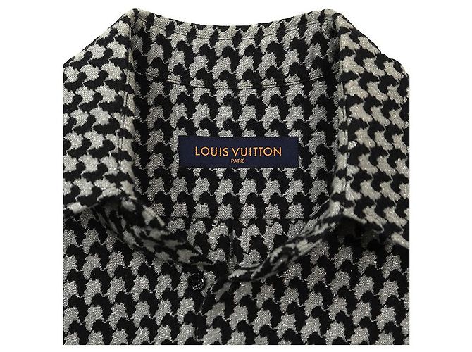 Louis Vuitton Langarmhemd mit Hahnentritt-Muster - Ansicht 3