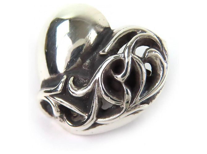 Chrome Hearts Silver Heart Hair Tie - view 2
