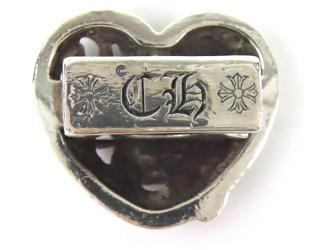 Chrome Hearts Silver Heart Hair Tie - view 3