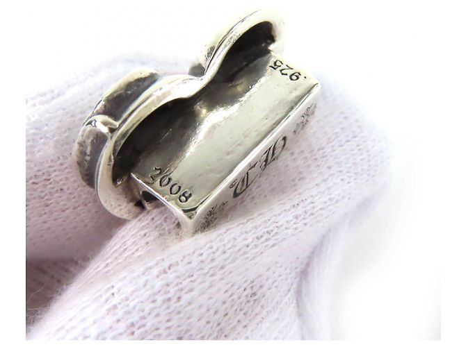 Chrome Hearts Silver Heart Hair Tie - view 6