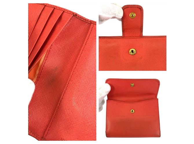 Prada Leather Compact Wallet - view 6
