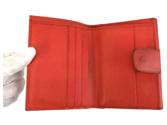 Prada Leather Compact Wallet - view 9