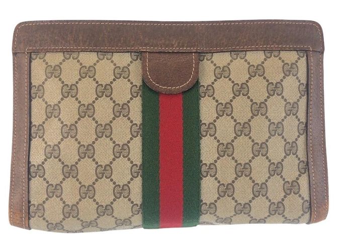 Borsa a pochette Gucci GG Supreme Canvas - vista 2