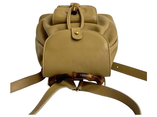 Zaino Gucci in pelle Bamboo - vista 4