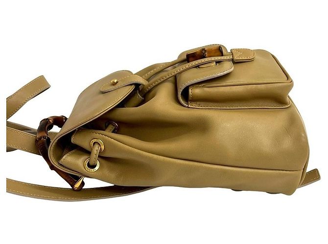 Zaino Gucci in pelle Bamboo - vista 5