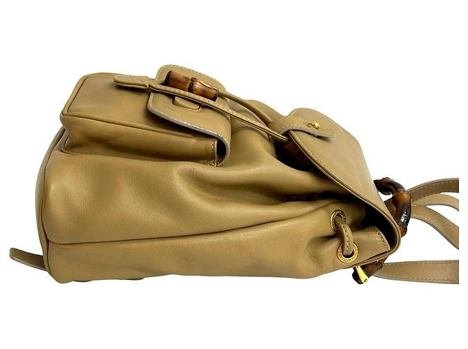 Zaino Gucci in pelle Bamboo - vista 6