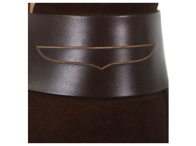 Mocassini John Lobb Finedon in camoscio - vista 6
