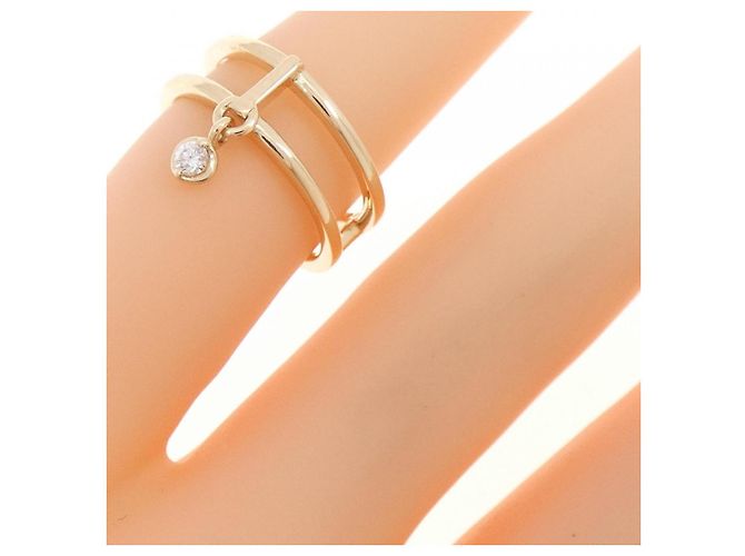 Autre Marque STAR JEWELRY K10 Gold Diamant Pinky Ring - Ansicht 5