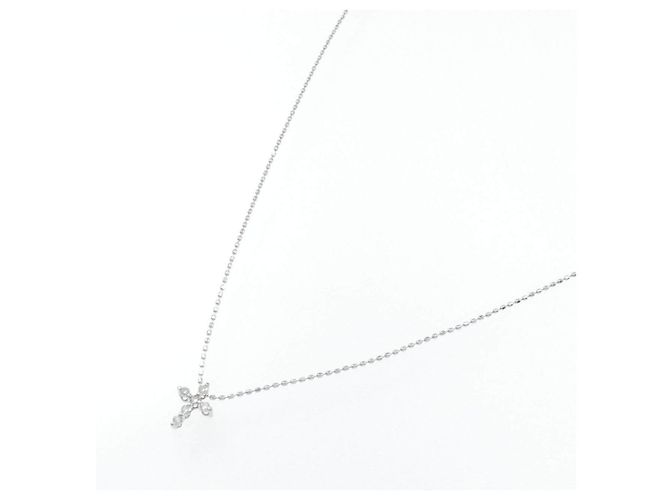 Autre Marque Collana Croce con Diamanti Au750 - vista 2