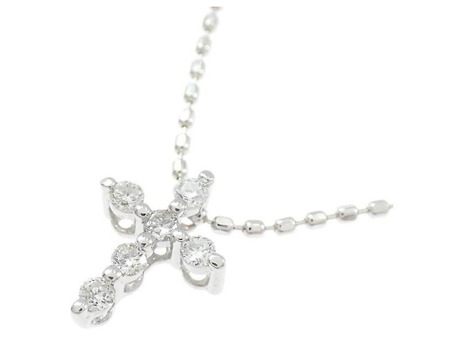 Autre Marque Collana Croce con Diamanti Au750 - vista 3