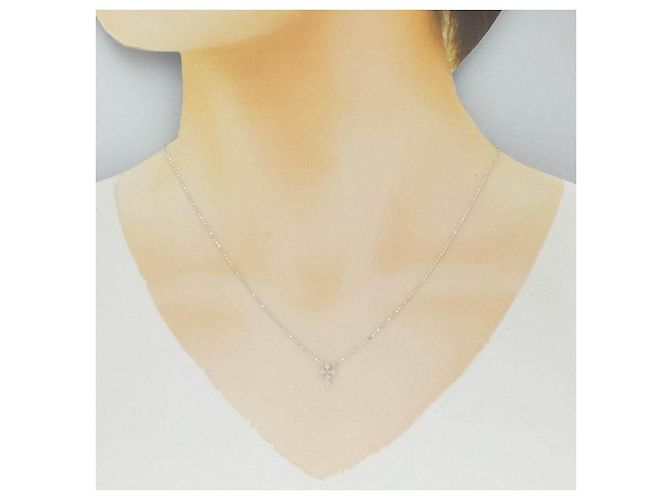 Autre Marque Collana Croce con Diamanti Au750 - vista 6