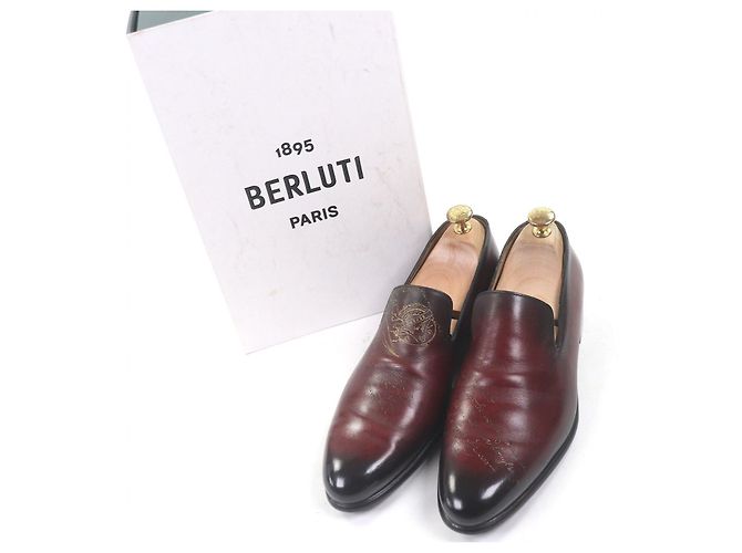 Mocassini in pelle Scritto Calligraphy Cursive Berluti - vista 2