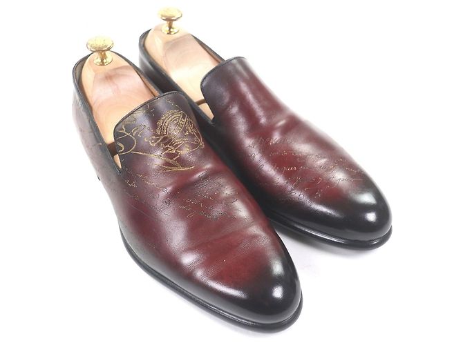 Mocassini in pelle Scritto Calligraphy Cursive Berluti - vista 3