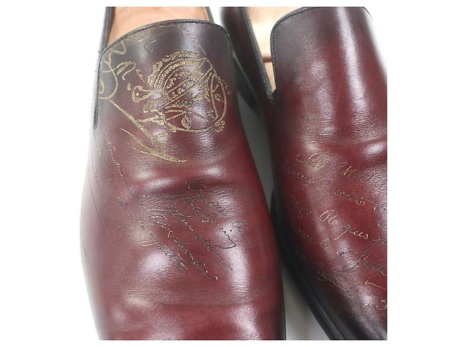 Mocassini in pelle Scritto Calligraphy Cursive Berluti - vista 7