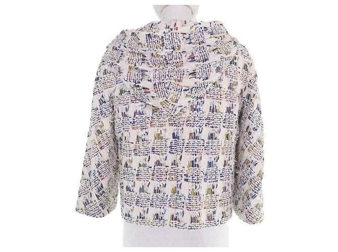 Giacca con cappuccio in tweed Chanel - vista 3