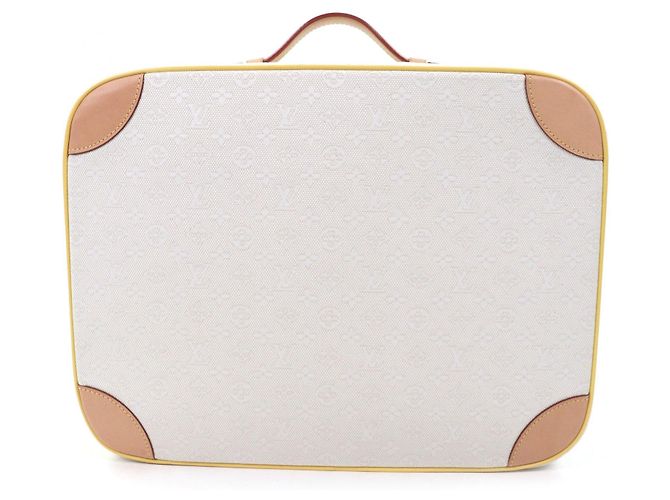 Valigia in cotone jacquard Monogram Louis Vuitton - vista 2