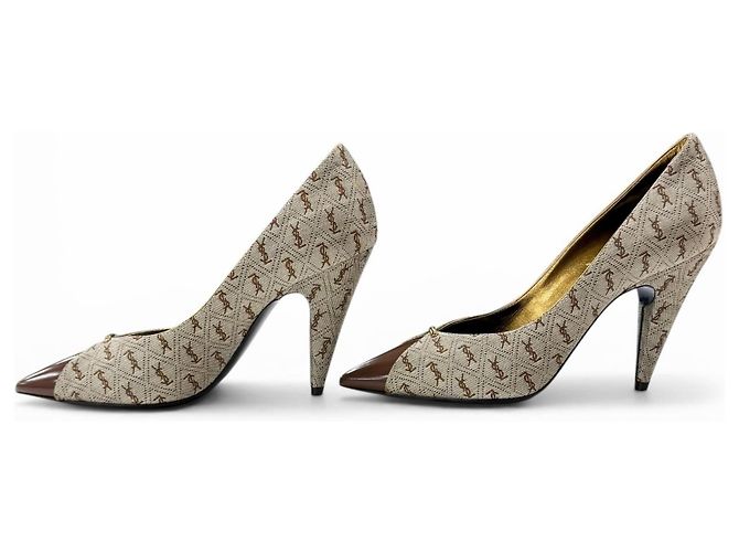 Yves Saint Laurent Saint Laurent Paris Stoff-Pumps - Ansicht 3
