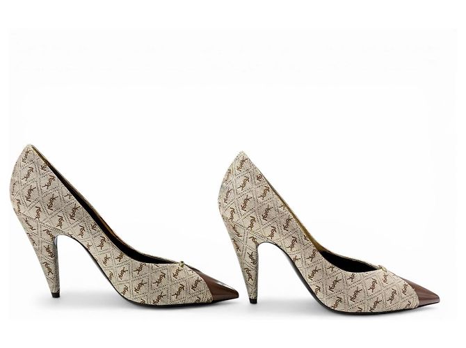 Yves Saint Laurent Saint Laurent Paris Stoff-Pumps - Ansicht 4