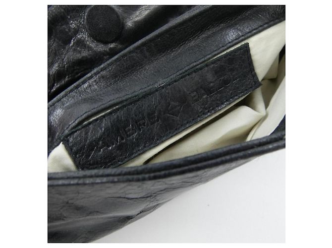 Autre Marque AMBREBABZOE Pouch Black Leather - view 5