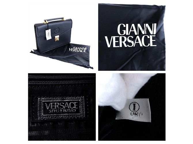 Bolso de Mano de Piel Versace Sunburst - vista 5