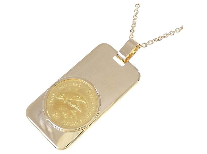 Autre Marque Collar de moneda Au750 - vista 3