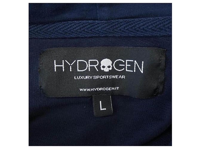 Autre Marque Sweat à capuche en coton HYDROGEN - vue 4