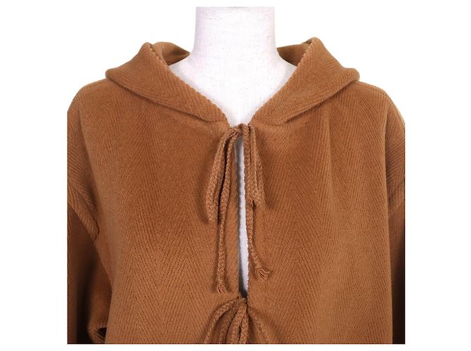 Autre Marque Abrigo de lana AURALEE WOOL HERINGBONE PILE - vista 4