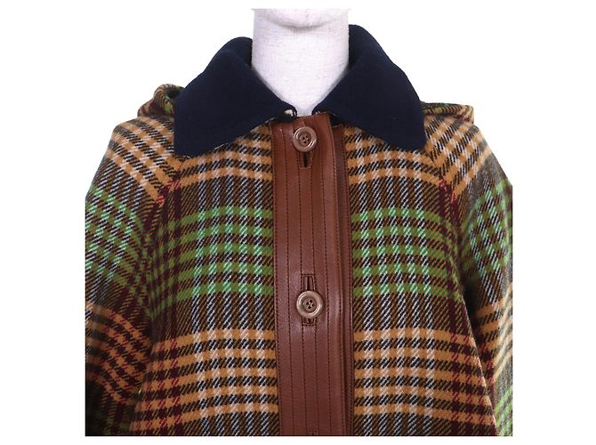Abrigo de lana Gucci GGPattern Horsebit - vista 5