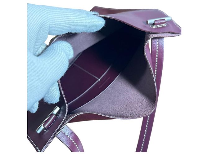 Borsa a spalla Jil Sander FLAT POCKET in pelle di vitello - vista 4