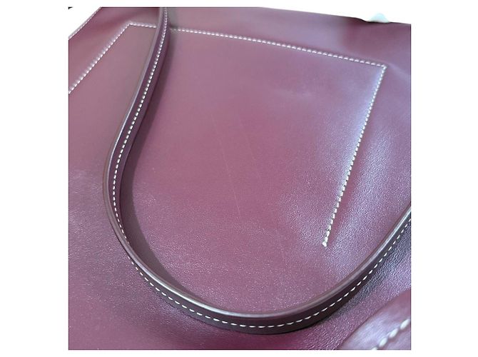 Borsa a spalla Jil Sander FLAT POCKET in pelle di vitello - vista 8