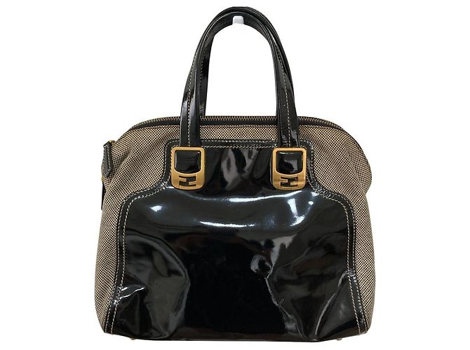 Fendi Chameleon 2-Way-Tasche aus Lackleder - Ansicht 7