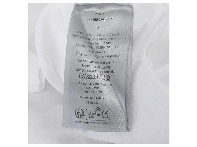 T-shirt de algodão Dior branca - vista 3
