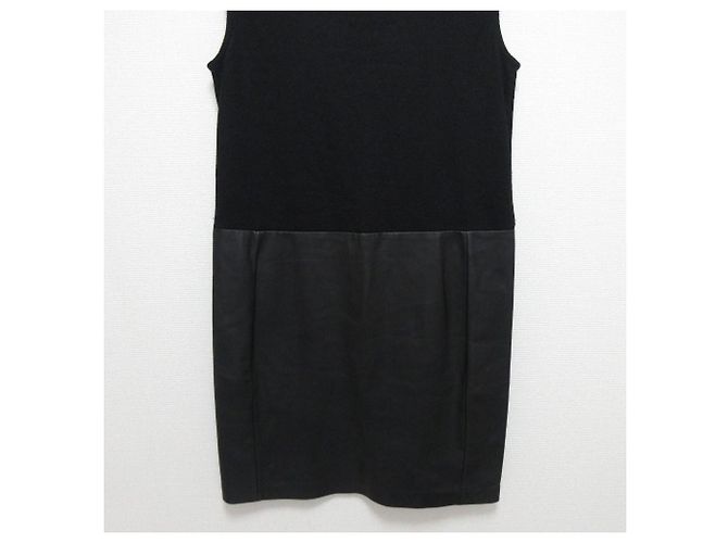 S Max Mara Ärmelloses Strickkleid aus Lammleder - Ansicht 5