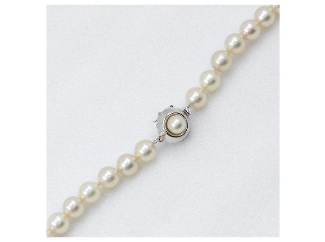 Autre Marque Collana di perle in oro bianco Au585 - vista 5