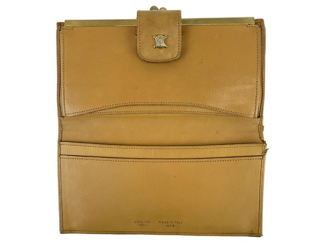 Céline Portafoglio lungo Celine Macadam Triomphe PVC - vista 10