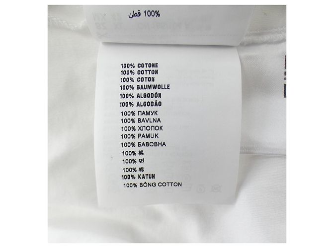 T-shirt in cotone bianca Prada - vista 3
