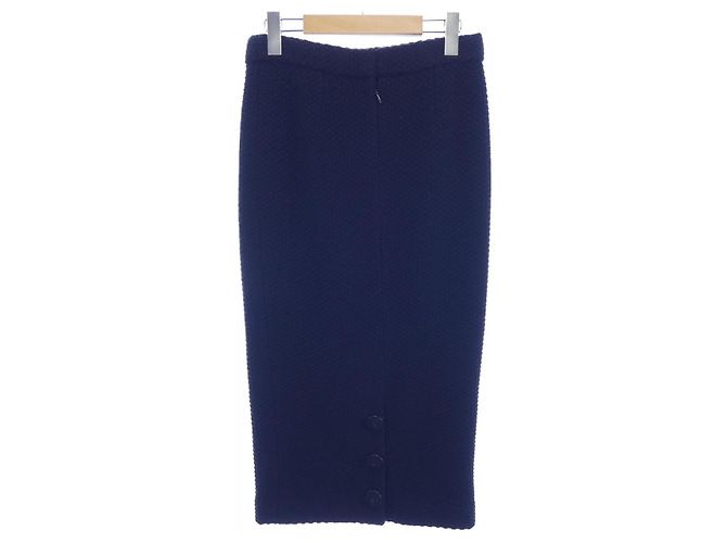 Gonna Chanel Blu Navy - vista 2