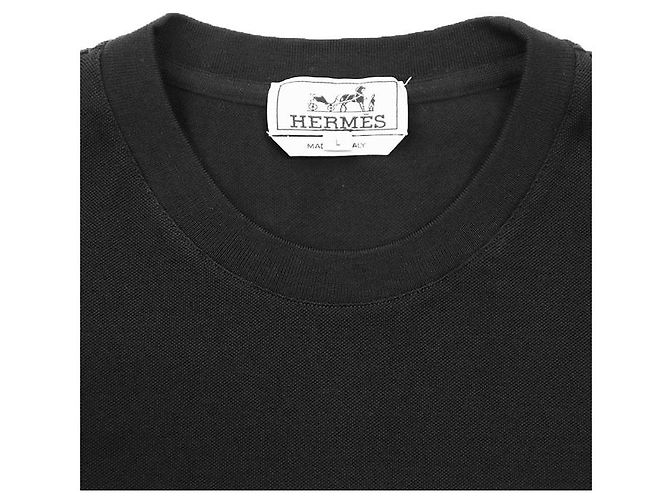 Hermès Top a maniche corte in cotone Hermes - vista 12